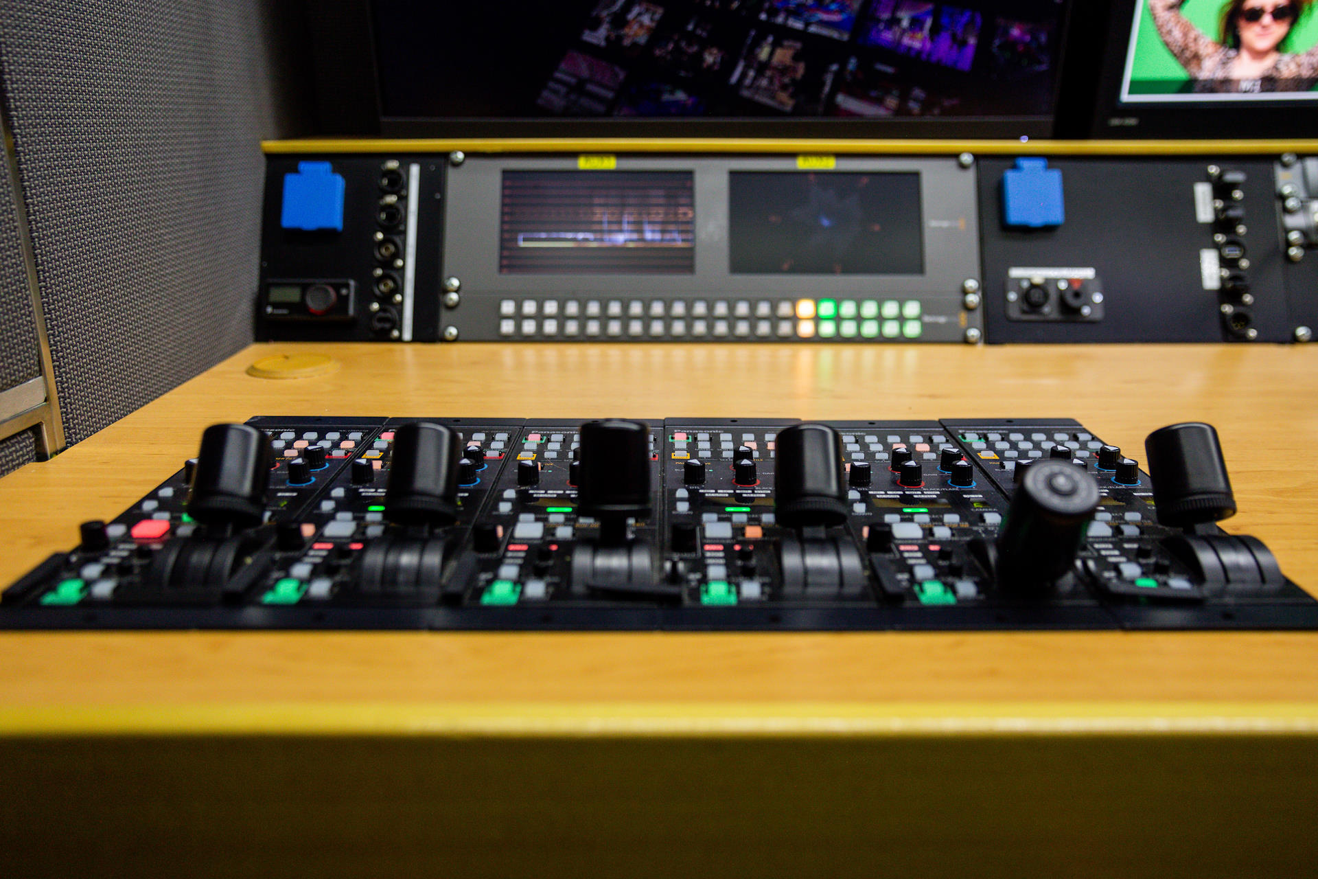Shading area inside UNIT10 UHD outside broadcast van