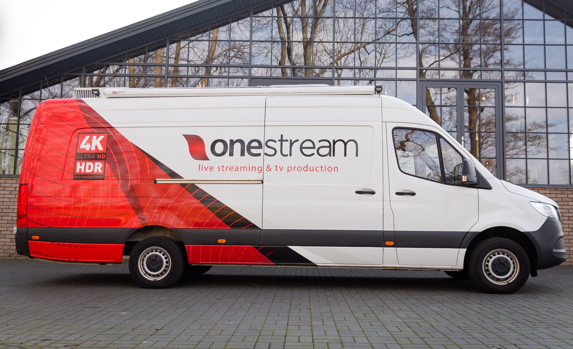 OneStream UNIT10 UHD outside broadcast van side view